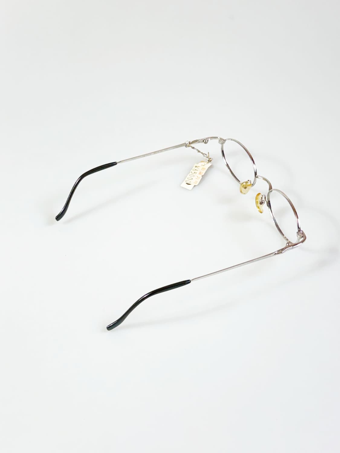 90s GEO 실버 메탈 슬림 오벌 프레임 빈티지 안경 상품이미지4