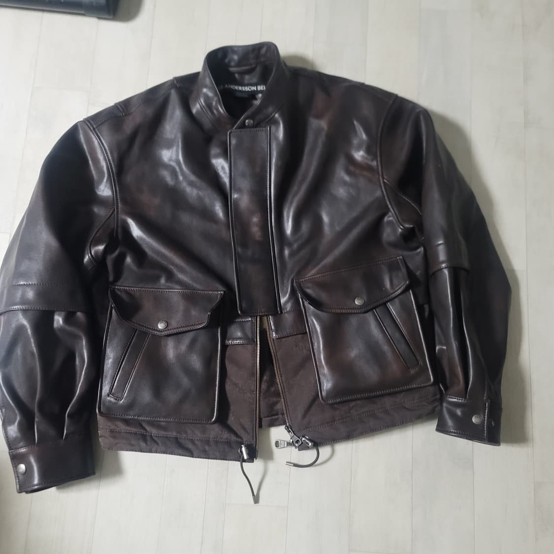 앤더슨벨 퀼티드 레더 봄버 L 상품이미지3