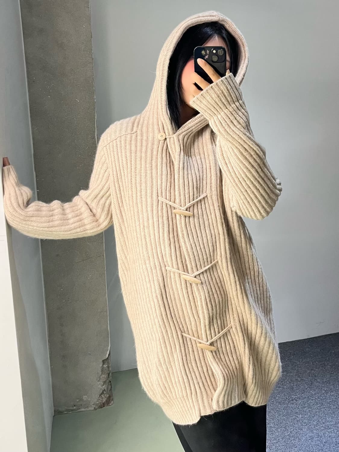 MM6 메종 마르지엘라 10a/w 더플 스웨터 코트 상품이미지3