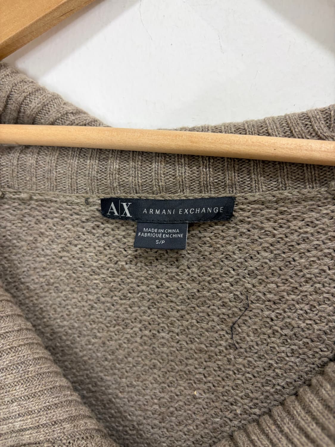 아르마니 익스체인지 오픈숄더 니트 가디건 상품이미지8