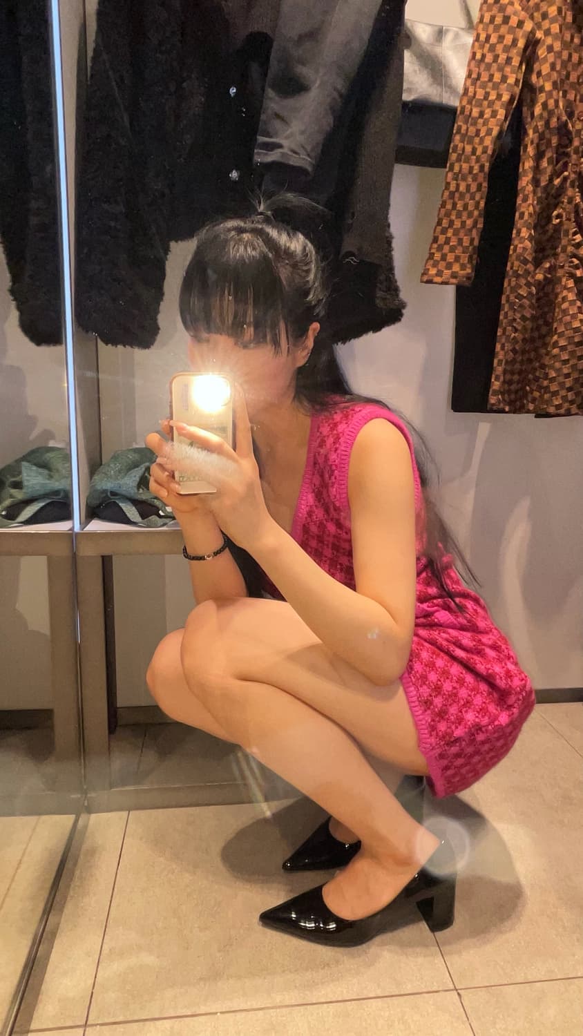 (S) 자라 체크 미니원피스 상품이미지2