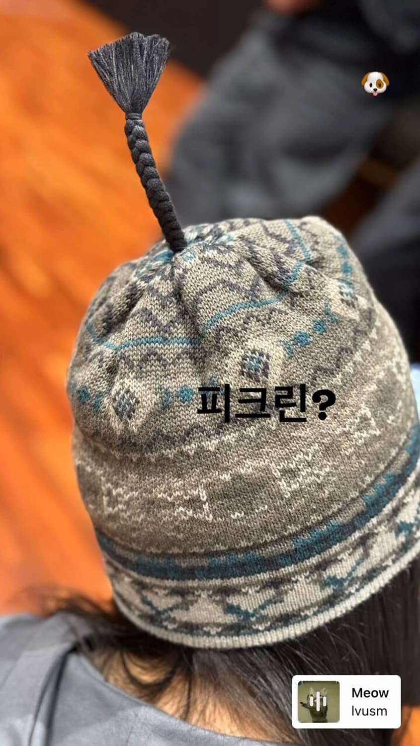 뉴진스 해린 착용) 디스이즈네버댓 태슬 비니 tassel beanie 상품이미지2