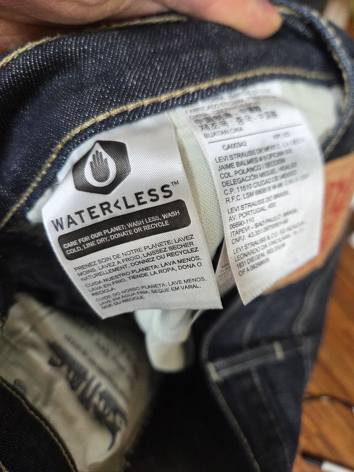 리바이스 511  생지 데님팬츠 32 상품이미지4