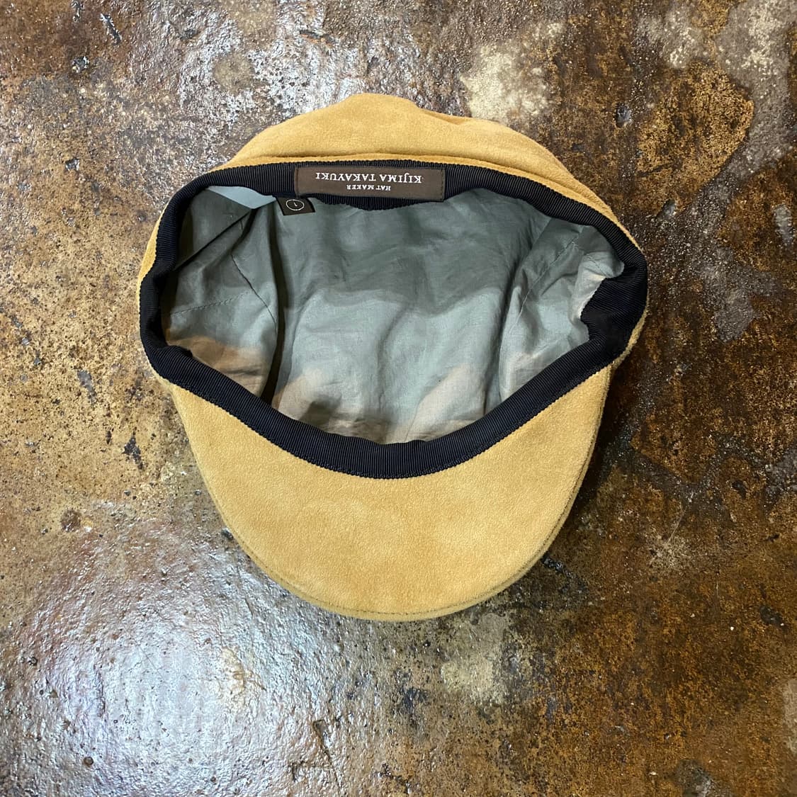 키지마타카유키 고트 스웨이드 캡 상품이미지5