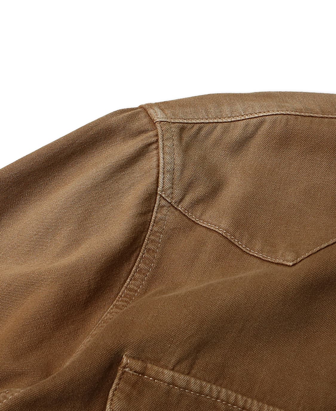 일레븐티 [Eleventy] 빈티지 브라운 코튼 워싱 웨스턴 셔츠 상품이미지8