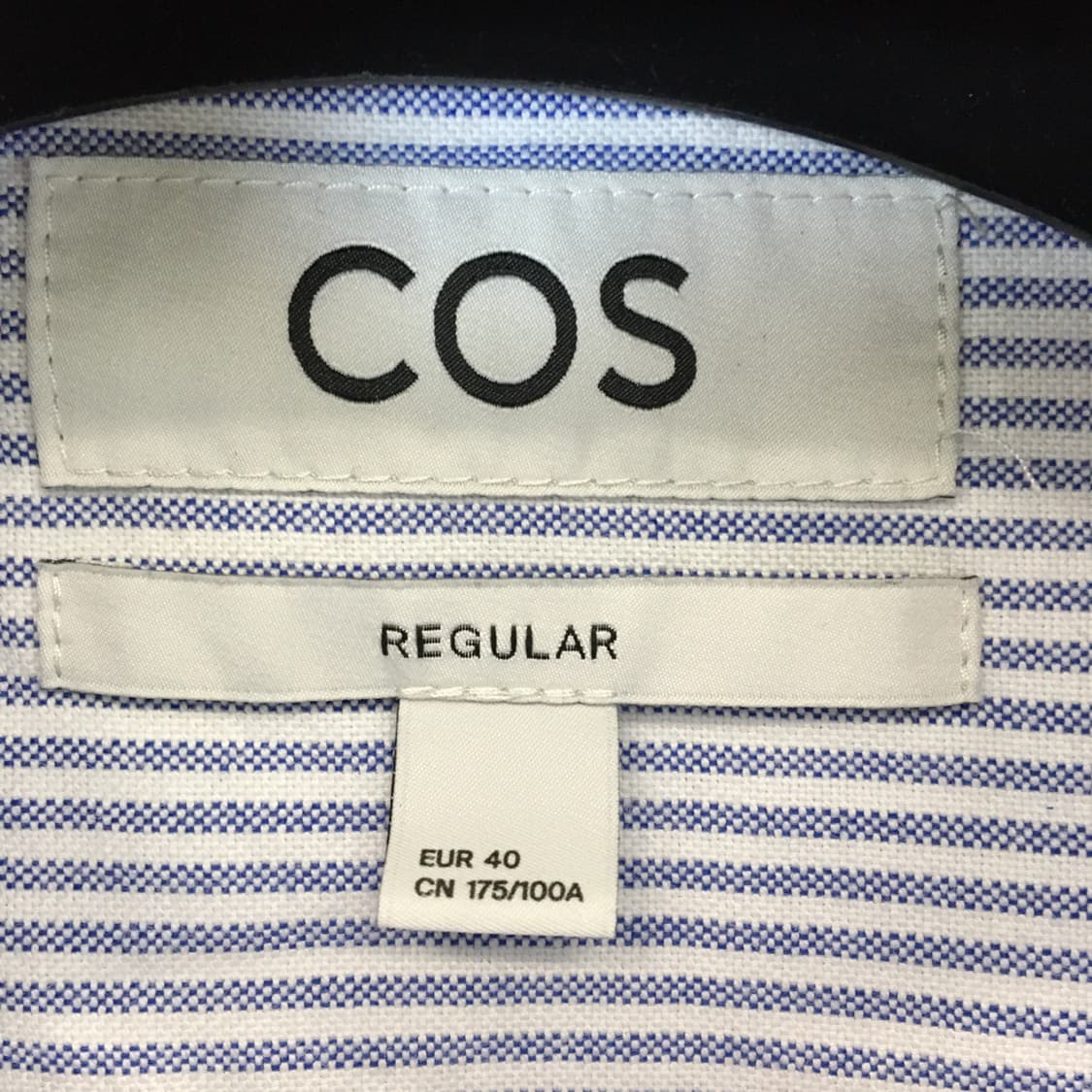 COS 코스 옥스포드 블루 스트라이프셔츠 95  상품이미지5
