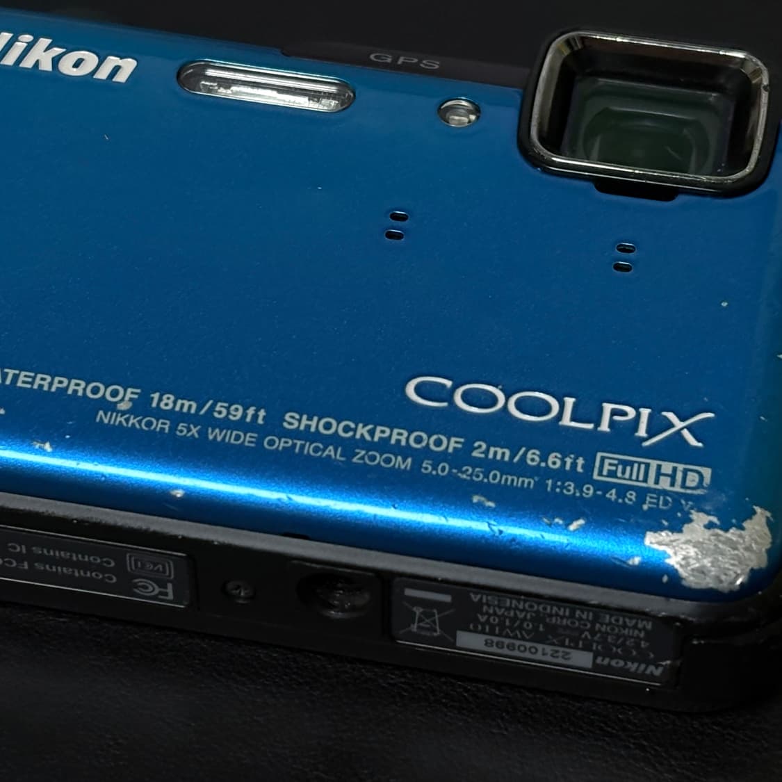 (작례) 니콘 쿨픽스 aw110 블루 디카 상품이미지2