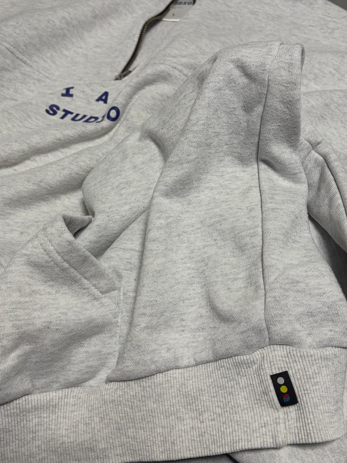 IAB Studio 하프집업 라이트그레이 L 상품이미지5