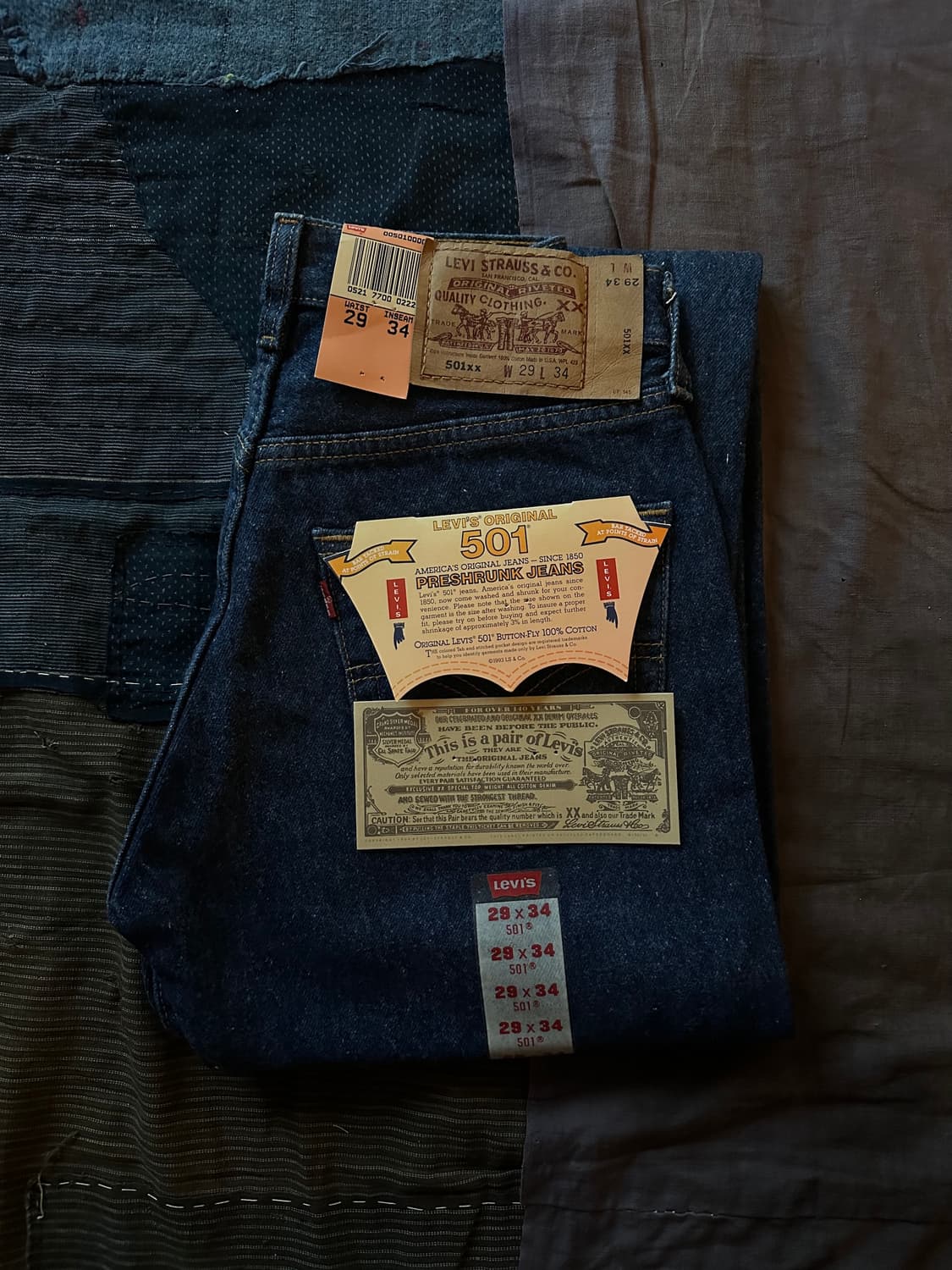 Dead Stock 90s Levis 501XX Denim Pants 상품이미지2