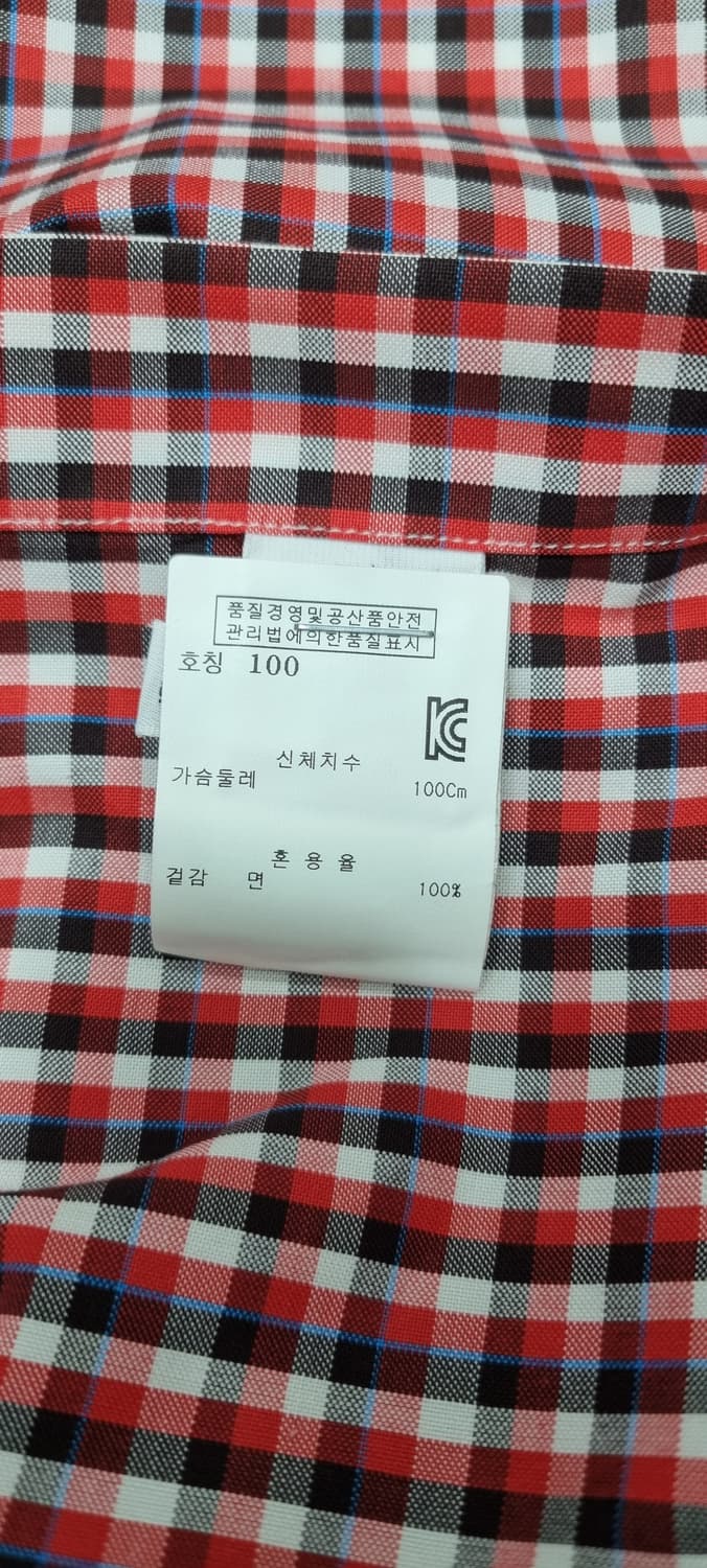 LINVIN 랑방 이태리 체크 셔츠 L _ 남성 상품이미지10
