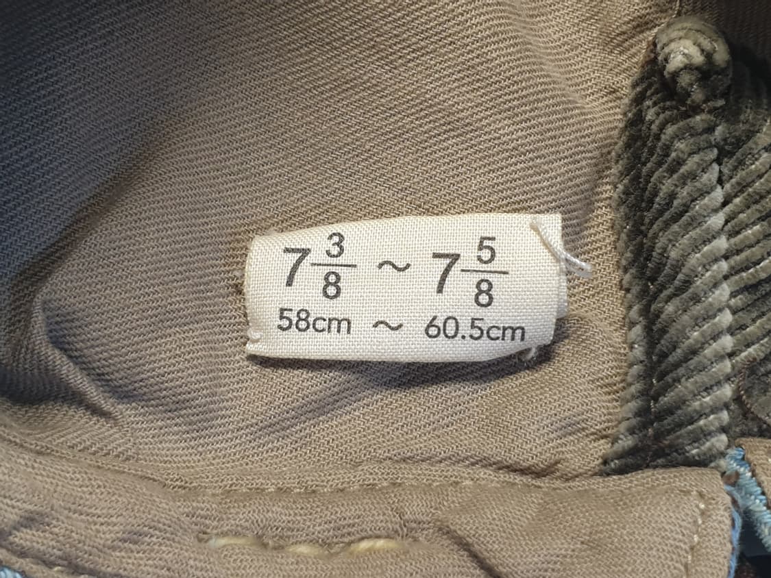 캐피탈 14AW 코듀로이 데님 헌팅캡 상품이미지5