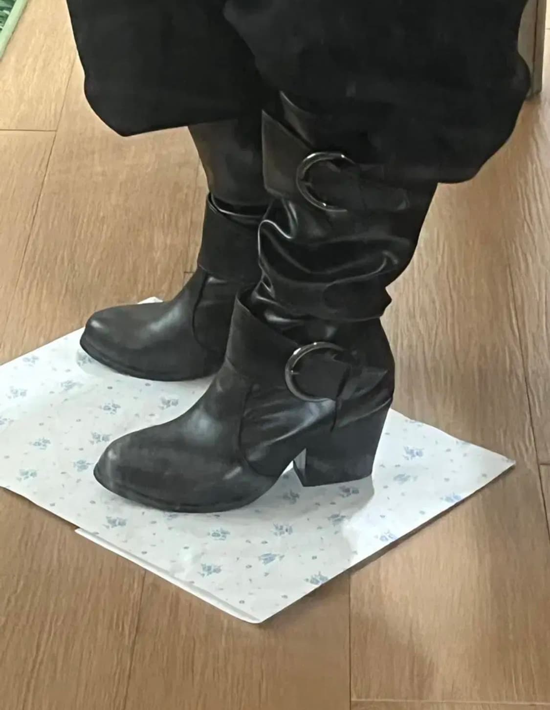 버클 벨트 부츠 235-240 상품이미지2