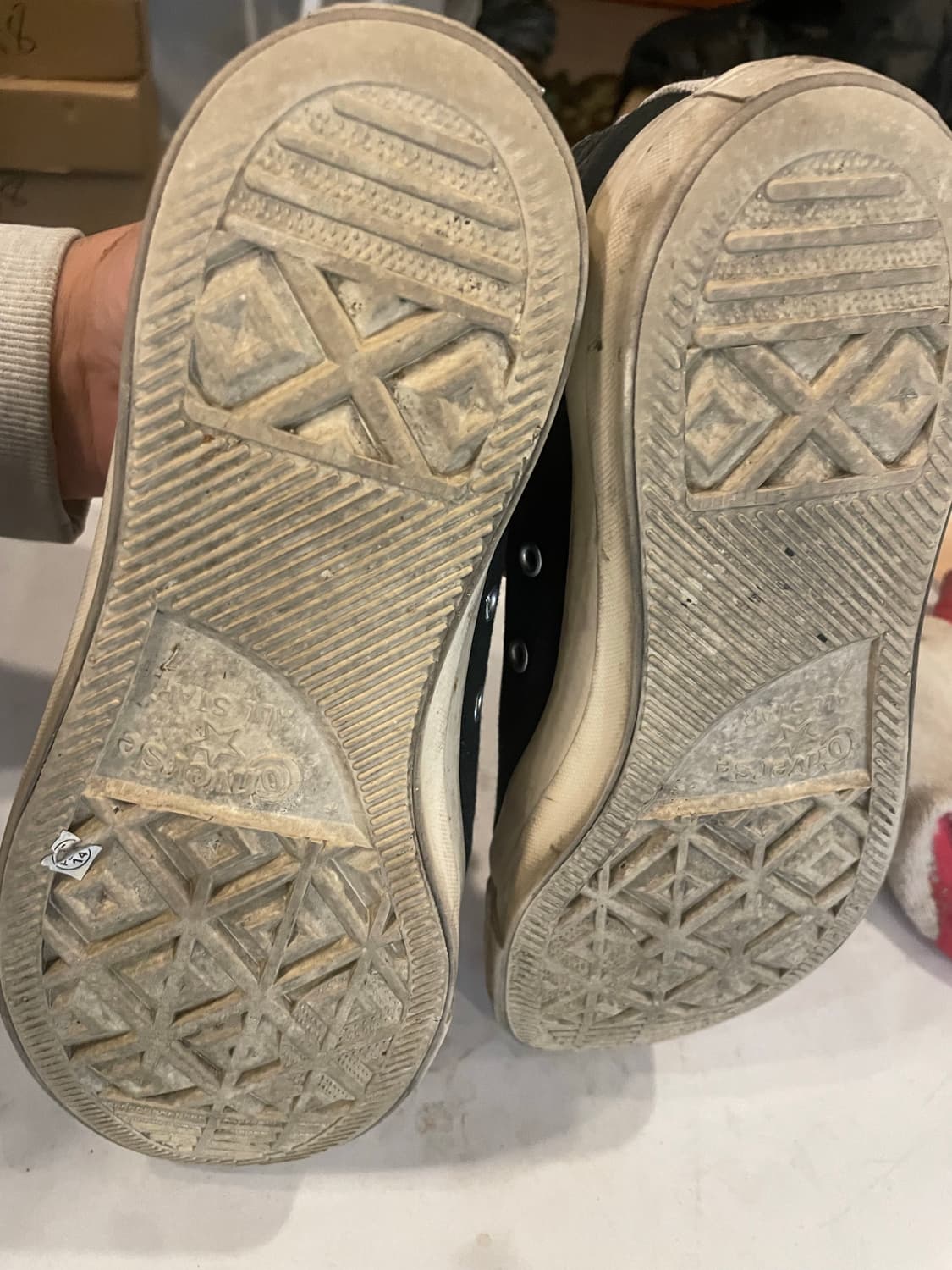 꼼데가르송 컨버스 블랙 스니커즈 255 상품이미지4