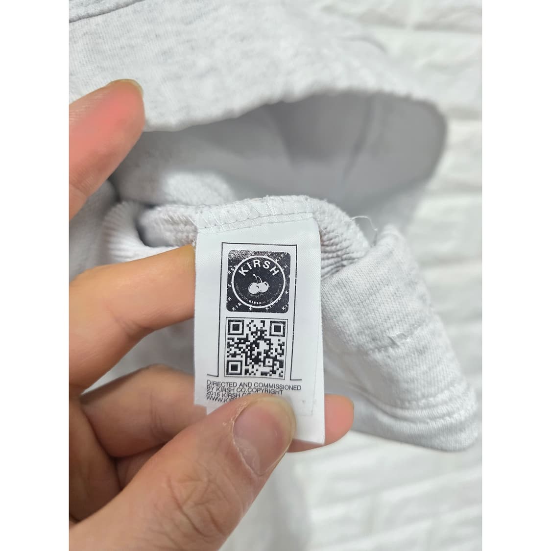 키르시 체리 맨투맨 그레이 L 상품이미지3