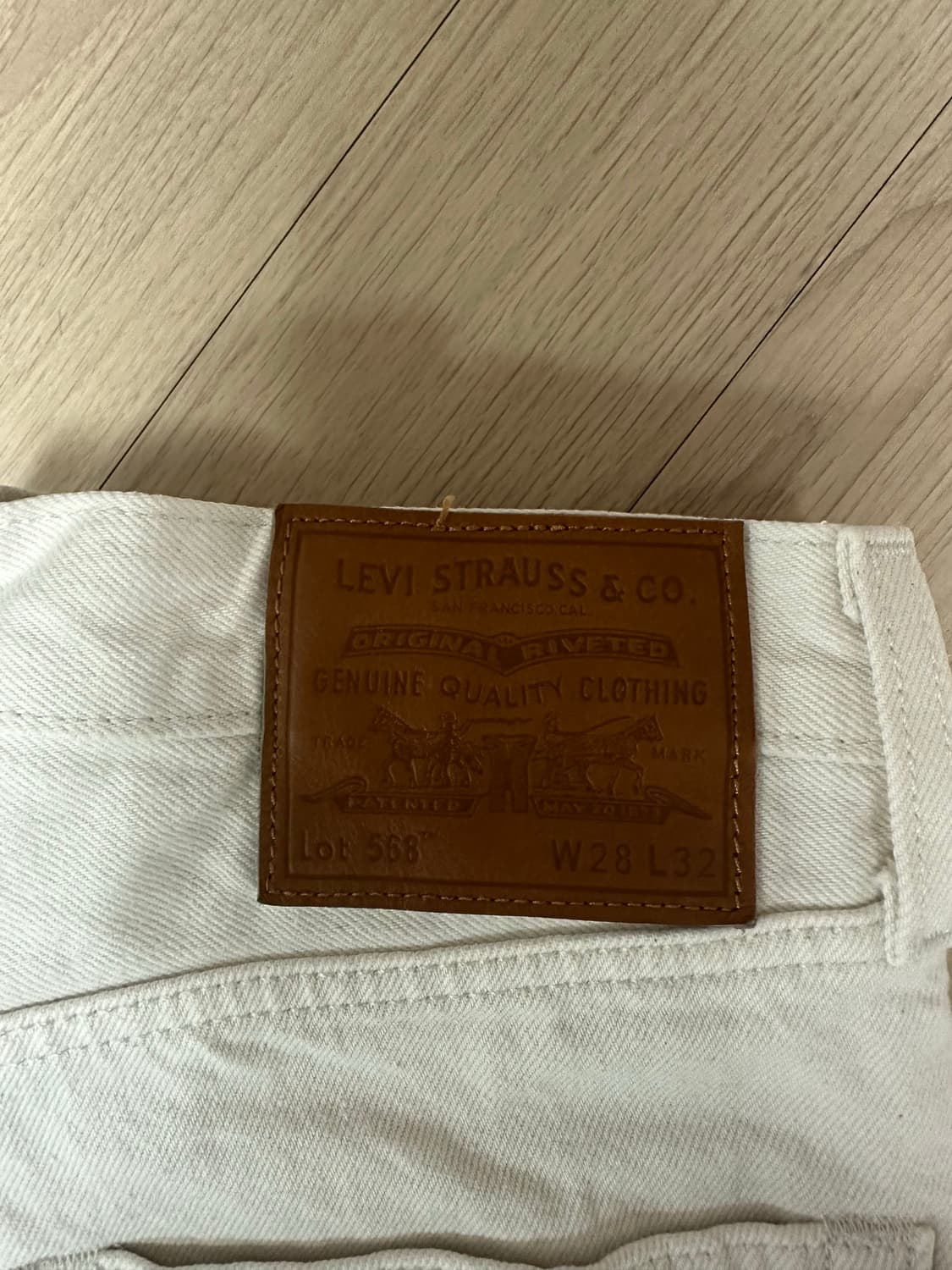 리바이스 568 에크루 28x32 (크게나옴) 상품이미지2