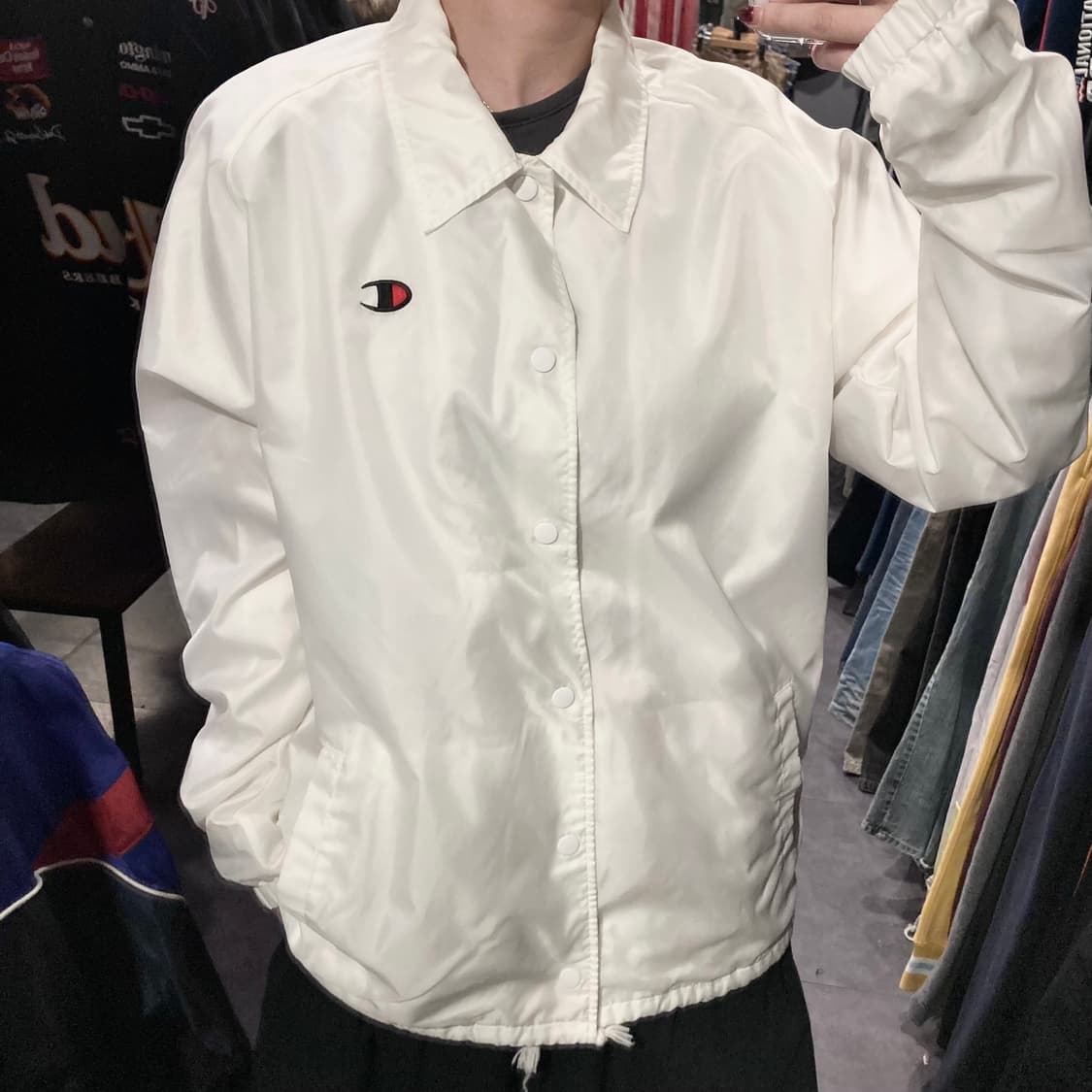 [IM]챔피온 화이트 코치자켓 상품이미지5