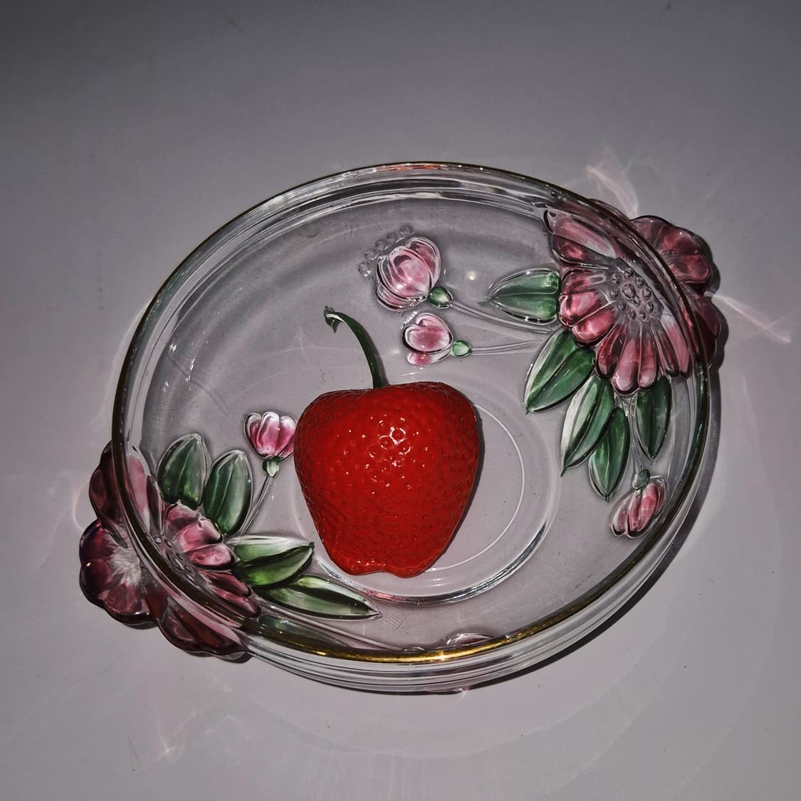 90s 소가 레트로 컬러 동백꽃 캔디볼 트레이 1p 상품이미지8