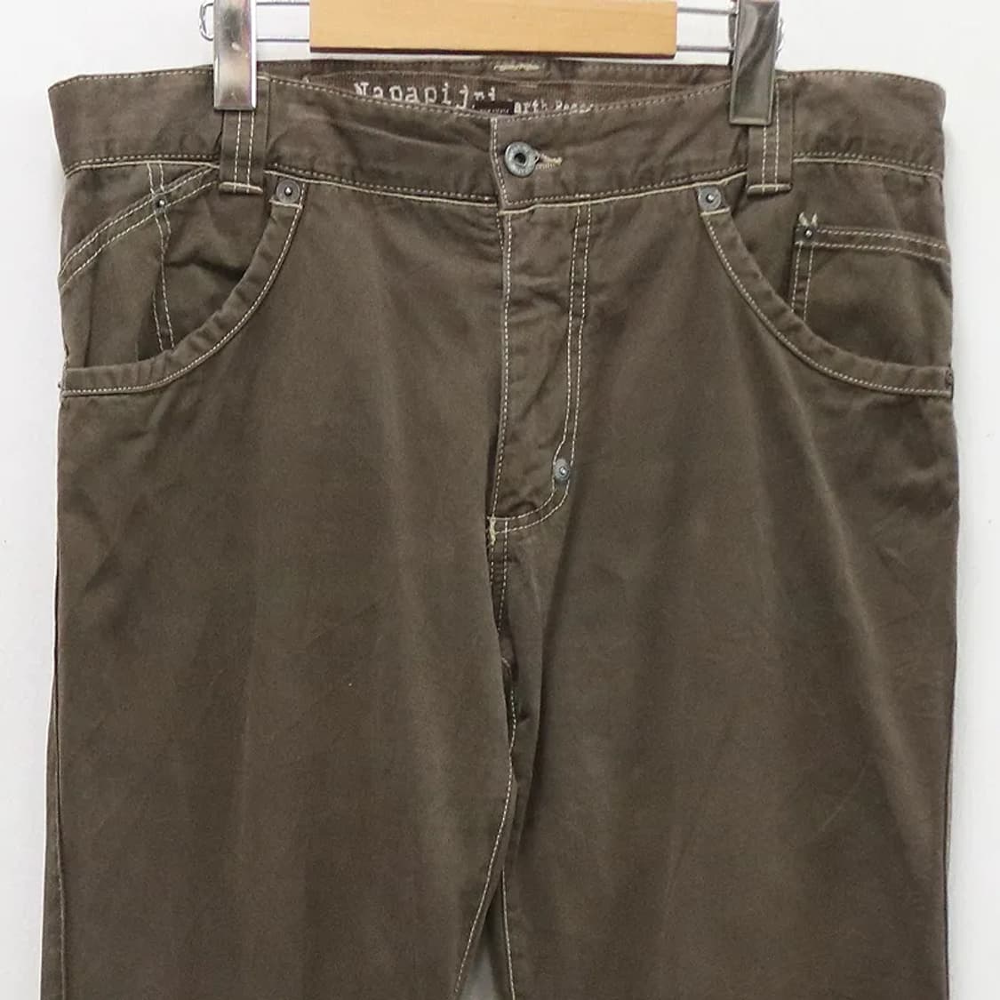 나파피리 브라운 코튼팬츠 61173 상품이미지3