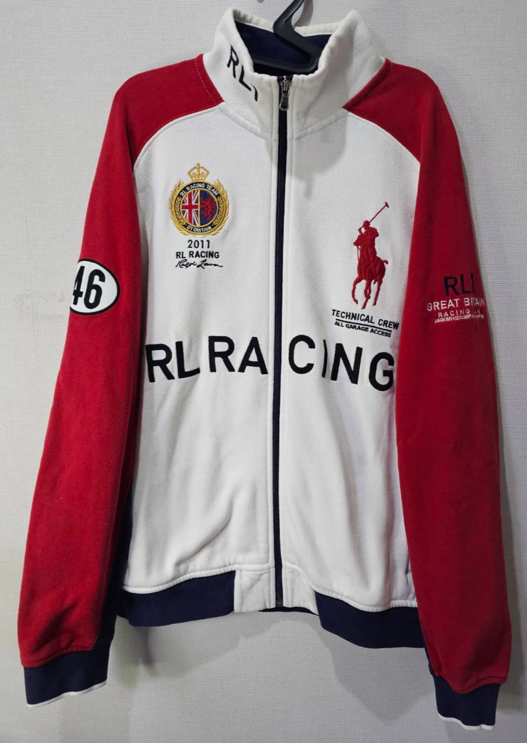 폴로 POLO 빅포니 레이싱 GBR 집업 자켓 105/XL 상품이미지1
