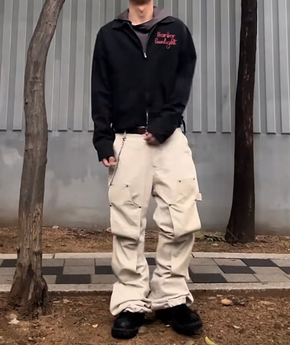 (새상품) 파르티멘토 vtg 집업 블루종 블랙 상품이미지2