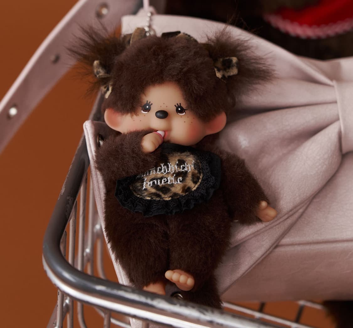 몬치치 몬치치걸 쥬에티 jouetie 레오파드 키체인 인형 상품이미지1