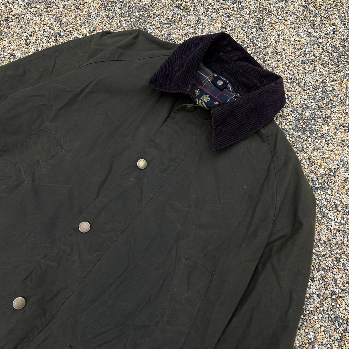 바버(barbour) 올리브 왁스 비드넬 자켓 상품이미지2