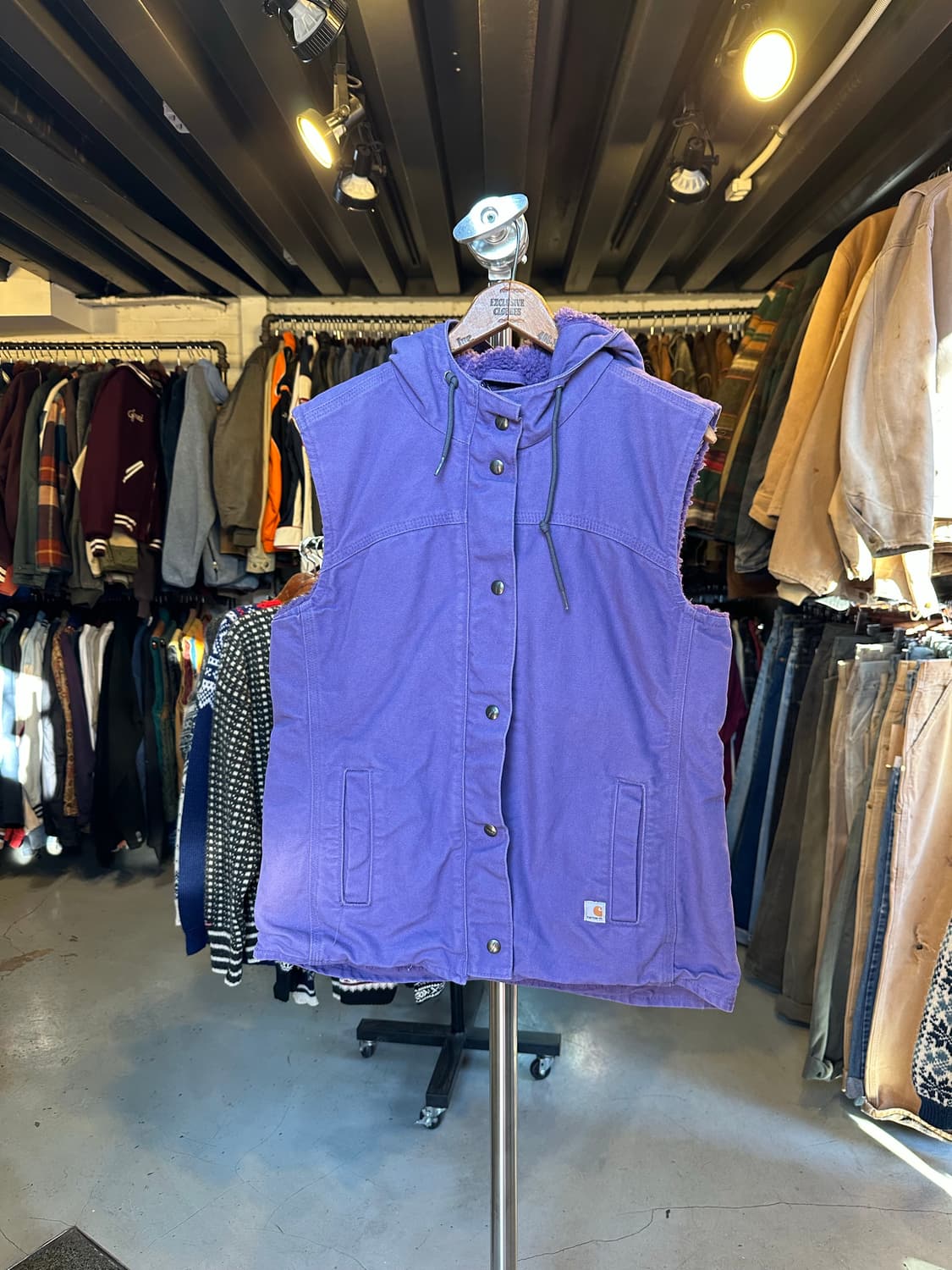 칼하트 쉐르파 라이닝 컨버스 후드 베스트 상품이미지1