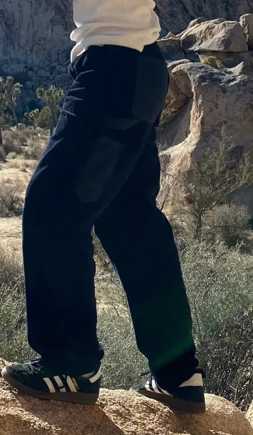 칼하트 WIP 코듀로이 카고팬츠 네이비 32 상품이미지4