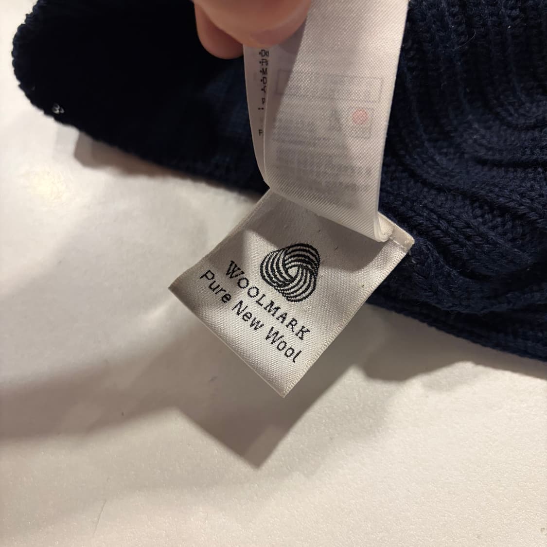 [100] 라코스테 울 네이비 케이블 니트 스웨터 D782 상품이미지9