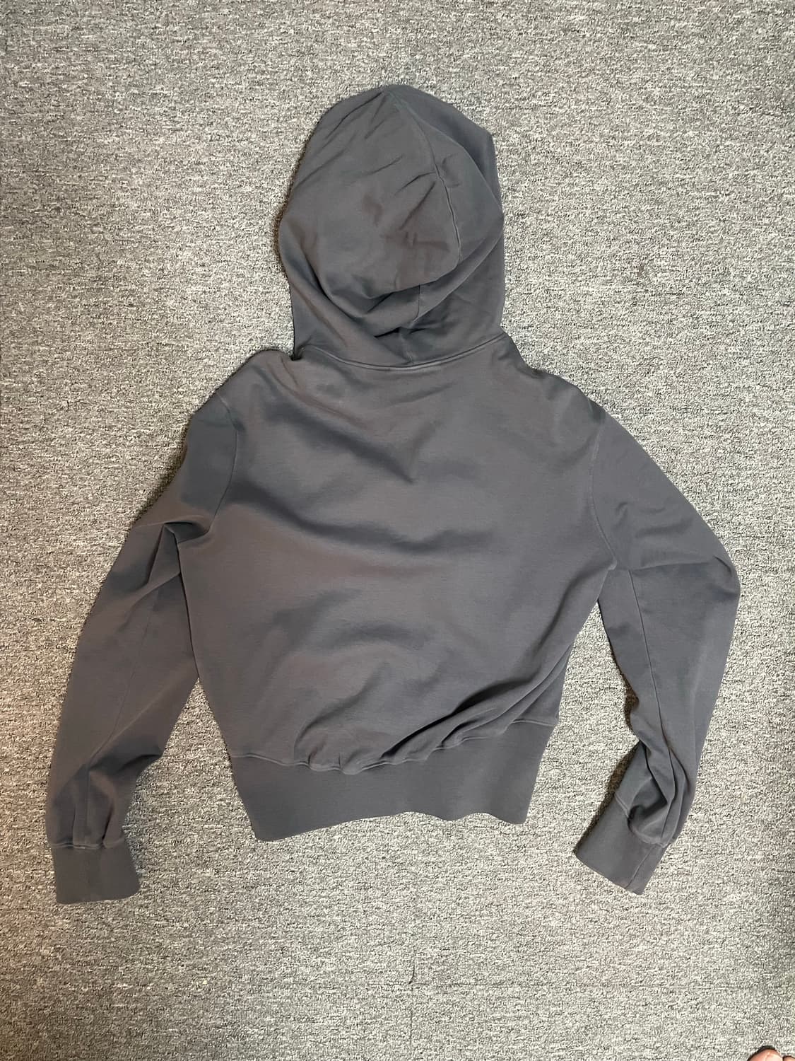 EE 커브드 후디 (차콜) 상품이미지4