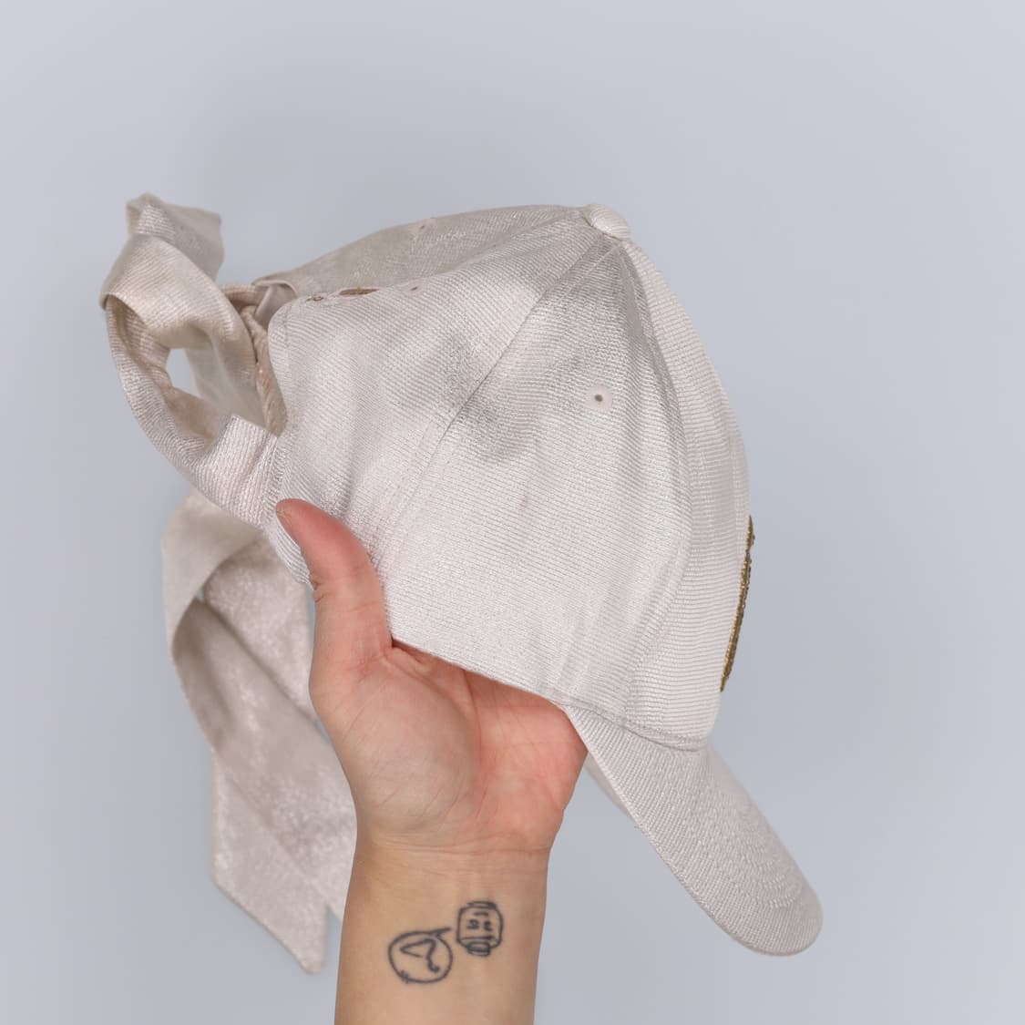 F MLB 양키스 크리스탈 리본 볼캡 0330H1 상품이미지5