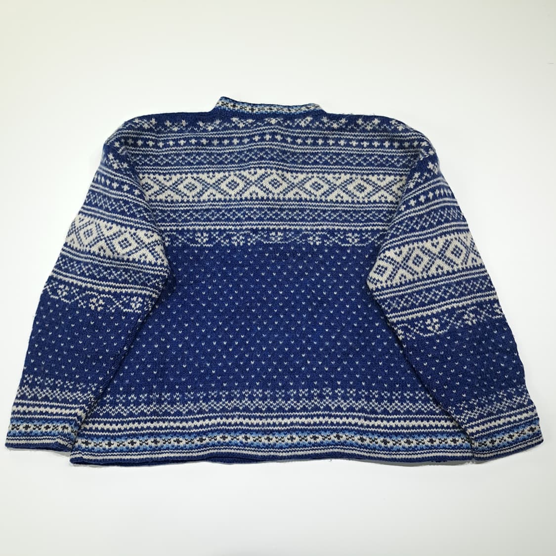 CL072 L 엘엘빈 미국판 울 혼방 노르딕 헨리넥 니트 상품이미지5