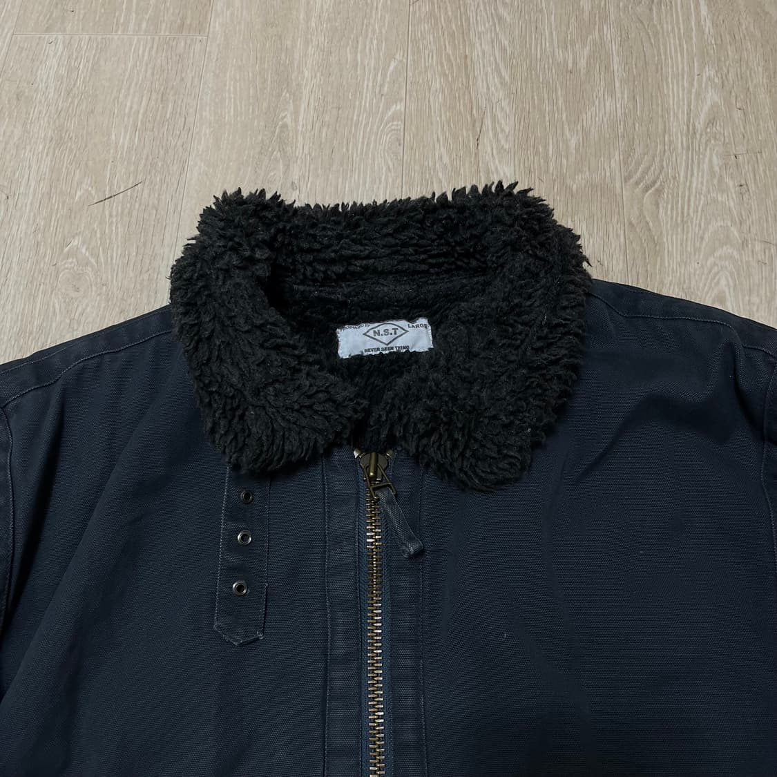 네버씬씽 NST 양털내피 퍼카라 덱자켓 L/100 상품이미지2