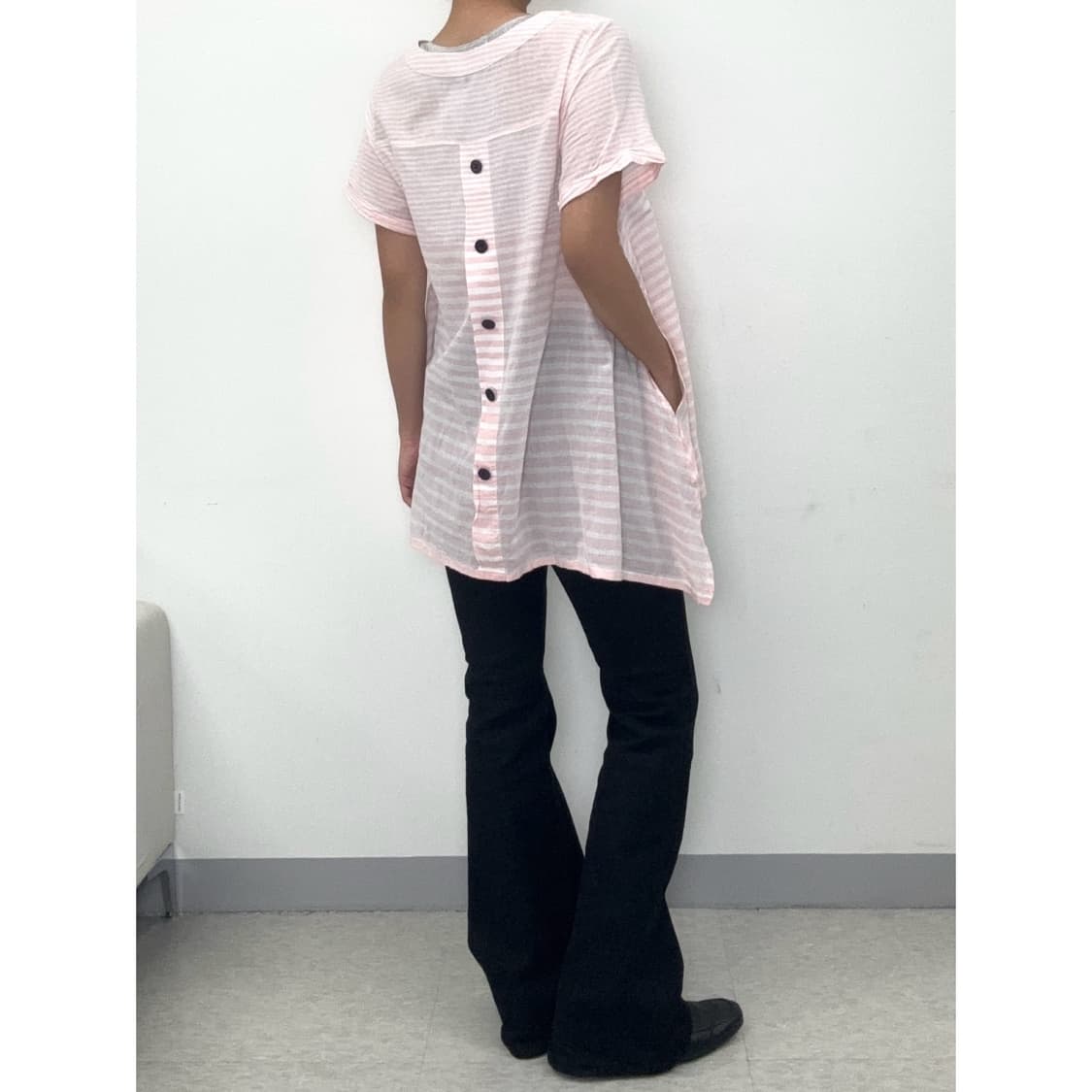 빈티지 핑크 레이어드 원피스 상품이미지7