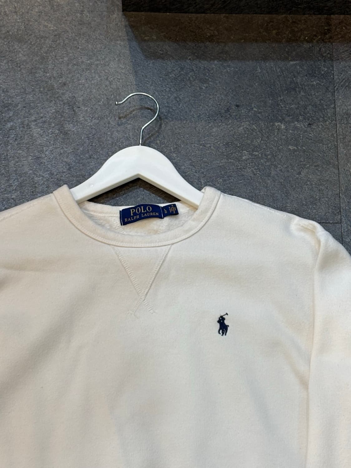 폴로 랄프로렌 화이트 맨투맨 L 상품이미지4