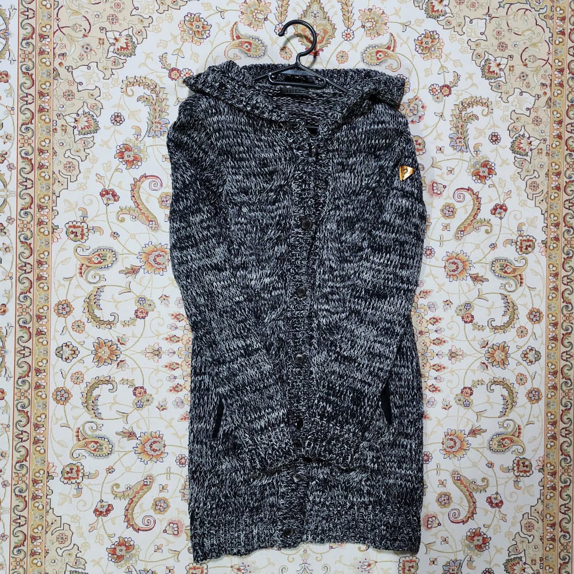 게스 울혼방 후드 롱가디건 44-55 상품이미지1