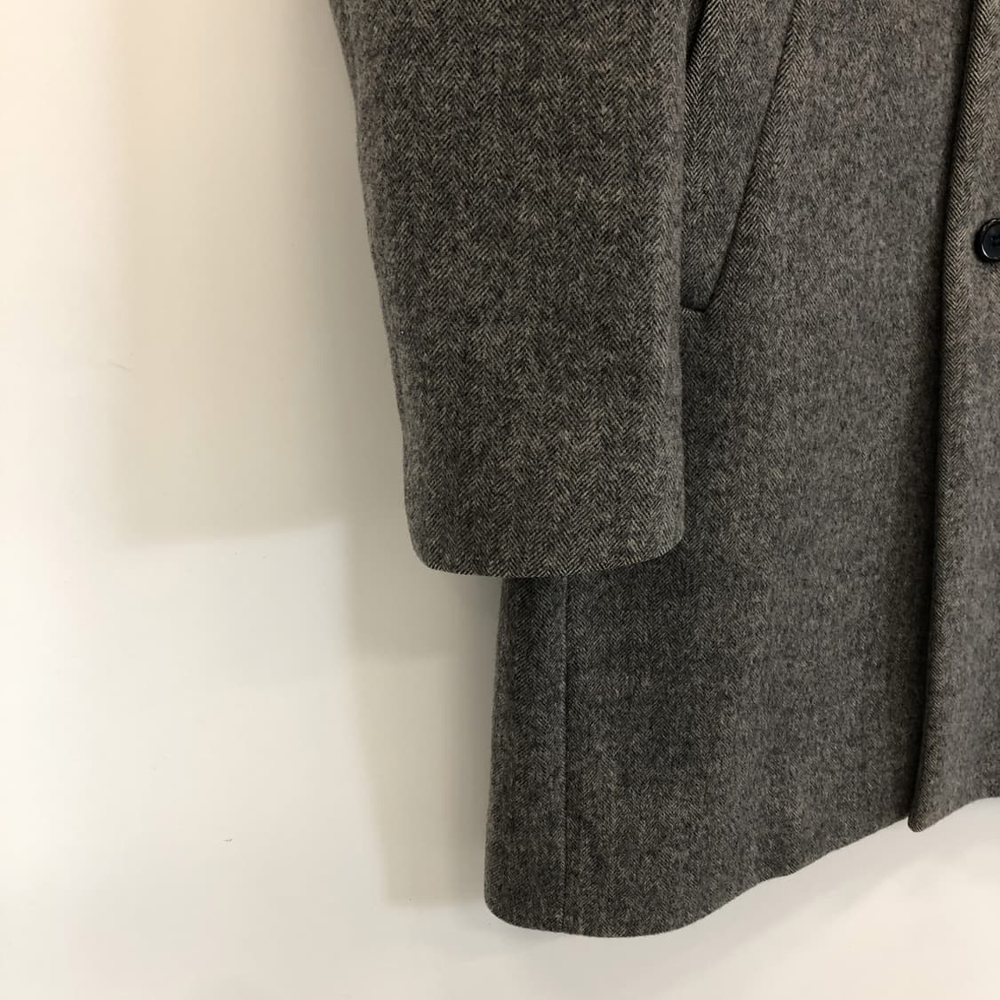 클럽모나코 헤링본 누빔안감 울코트 M 상품이미지3