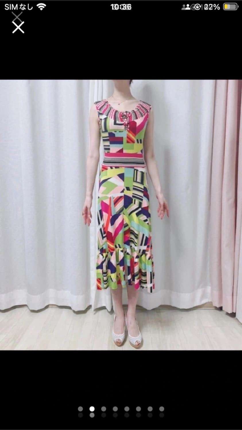 크리스찬 라크로와 Christian Lacroix 저지 원피스 멀티 컬러 상품이미지2