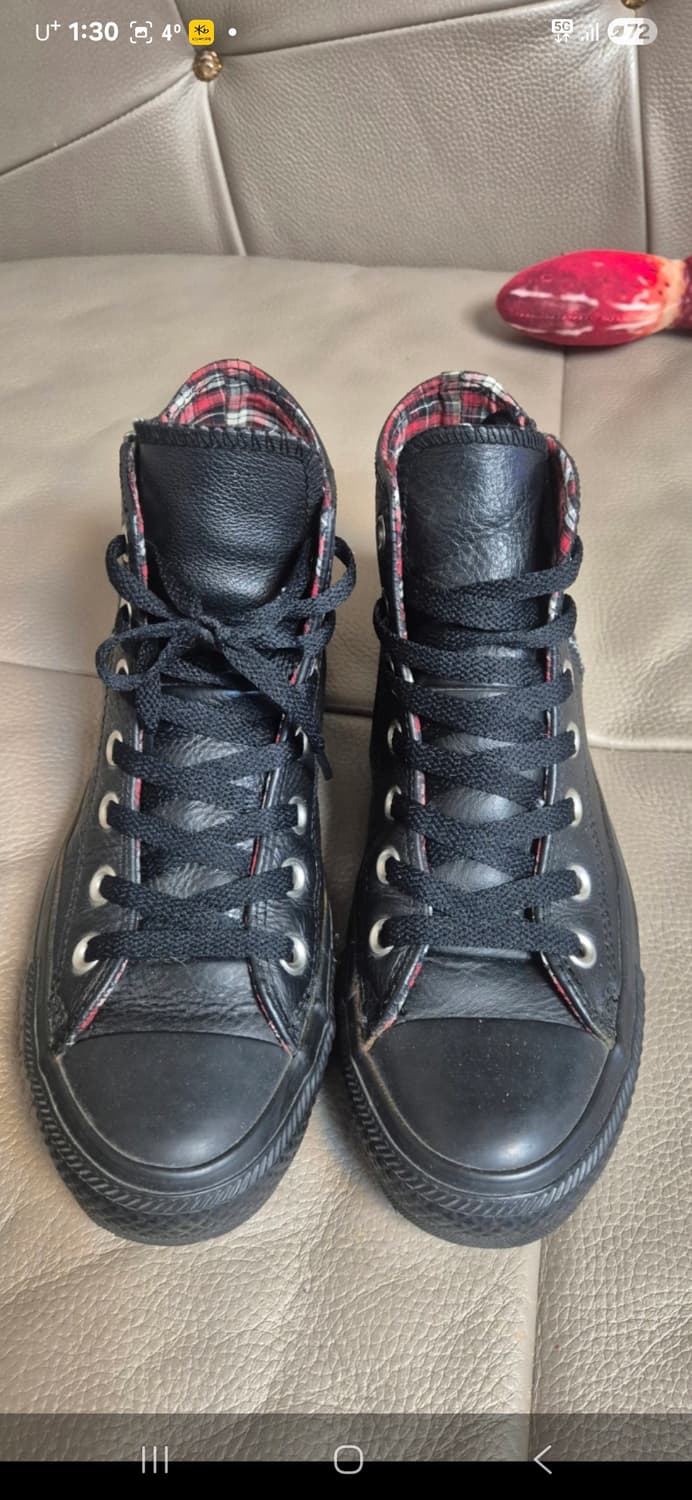 컨버스 척테일러 1970s 하이 프리미엄 레더 240mm 상품이미지3