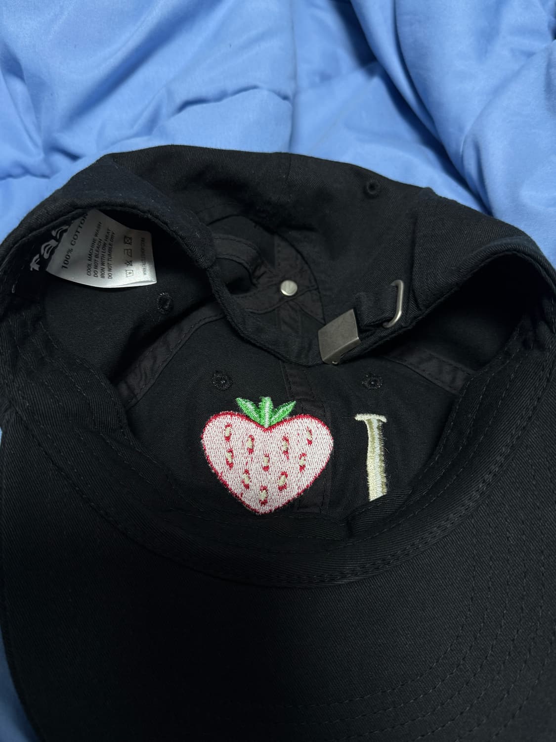 패슬 Strawberry Washed Cap Black 상품이미지6
