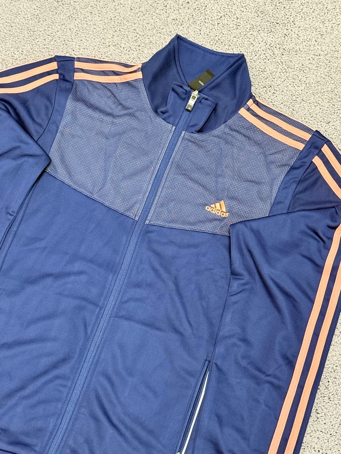 (XL) 아디다스 삼선 트랙탑 져지 핑크/네이비 상품이미지2