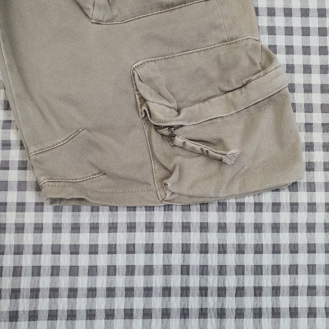 자라 카고 쇼츠 라이트 탄 반바지 남자30 상품이미지4