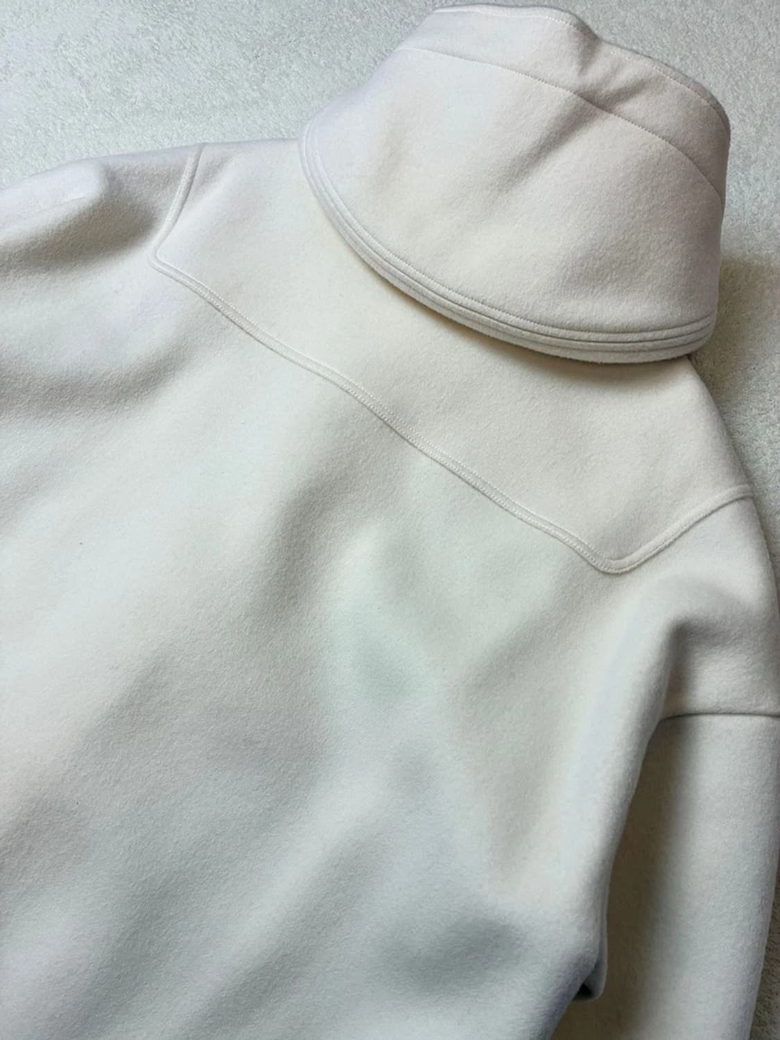 메인부스 MAINBOOTH 아이보리 오버 울 더플 코트 PN5770 상품이미지8