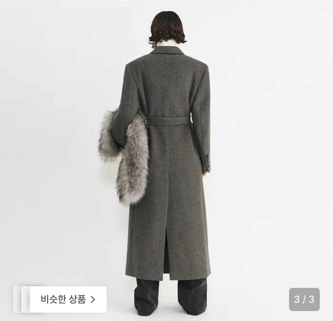 가브리엘리 캐시울블렌드 롱코트 S 미사용품 상품이미지2