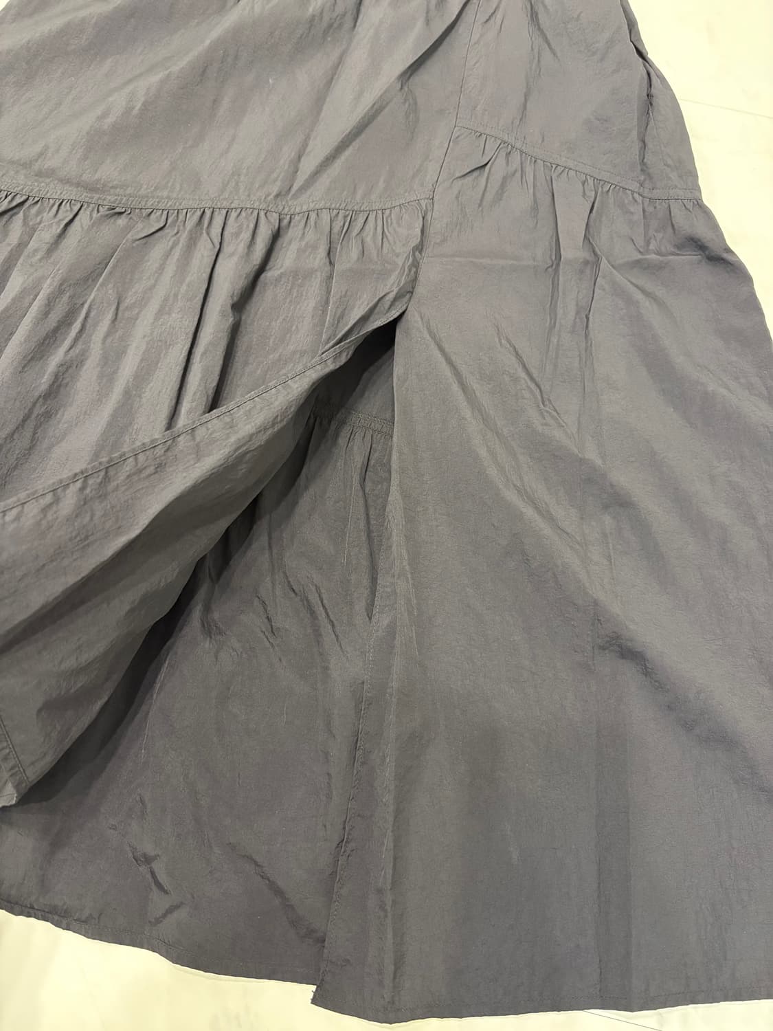 jcjd 셔링언밸런스롱스커트  상품이미지3