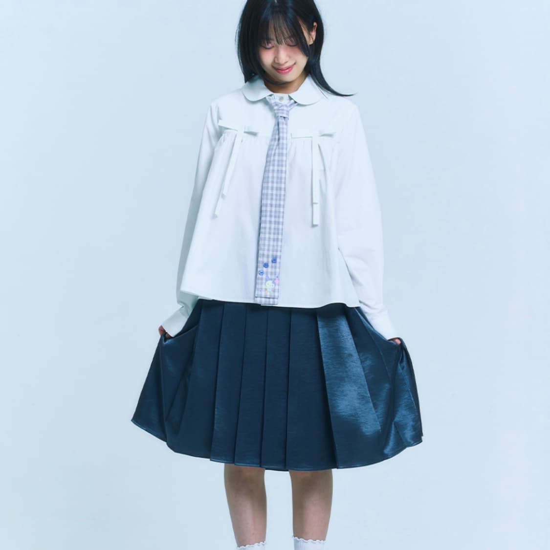 뚜오미오 산리오 우사하나 스카프 넥타이 상품이미지5