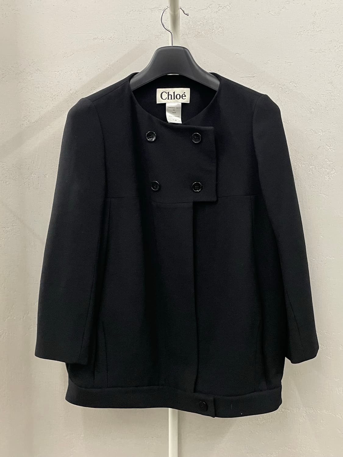 Chloé 끌로에 블랙 더블 버튼 자켓 40 상품이미지2