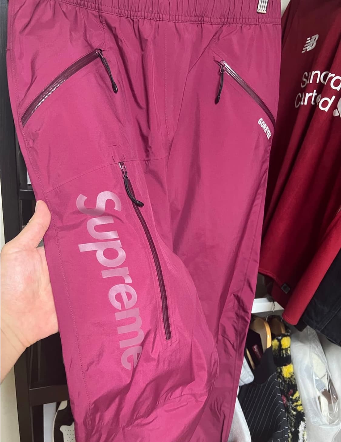 21ss 슈프림 고어텍스 팩라이트 다크레드 상품이미지7