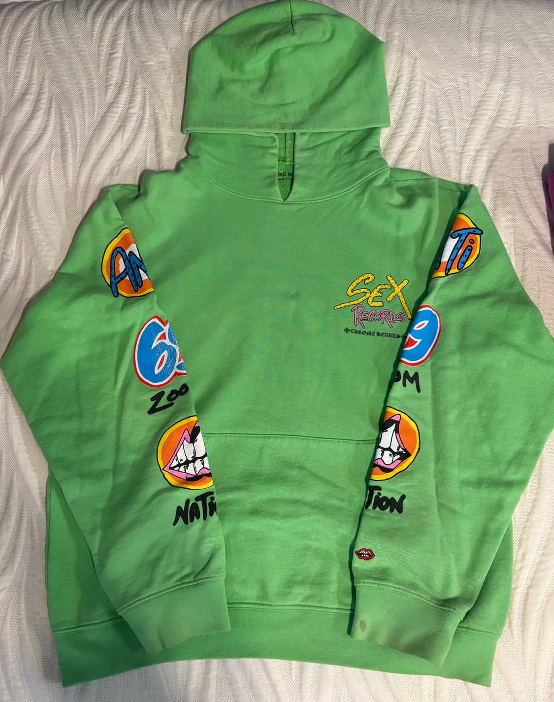 [XL] 크롬하츠 매티보이 섹스 레코즈 후드티 상품이미지1