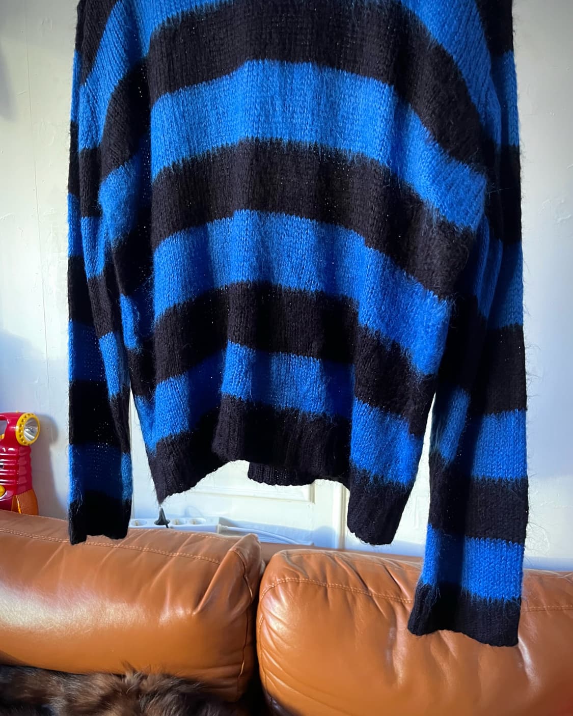 JPN Vintage Blue Kurt Cobain Hairy Knit 상품이미지7
